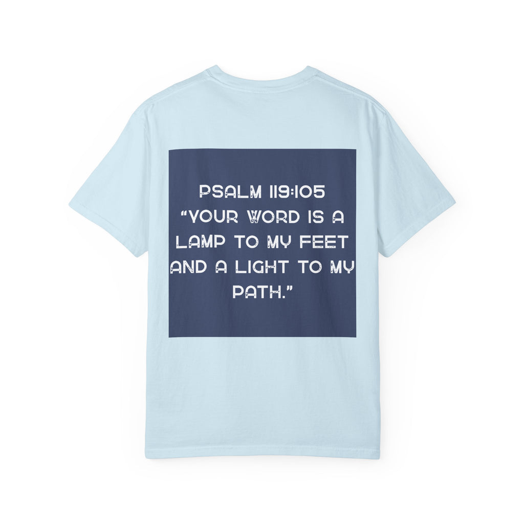 Psalm 119:105 T-Shirt — "Your Word Is a Lamp to My Feet" Christian Tee