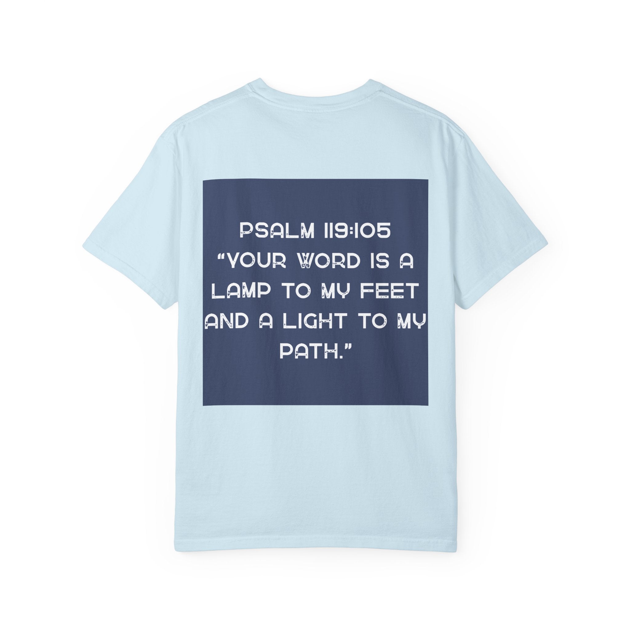 Psalm 119:105 T-Shirt — "Your Word Is a Lamp to My Feet" Christian Tee