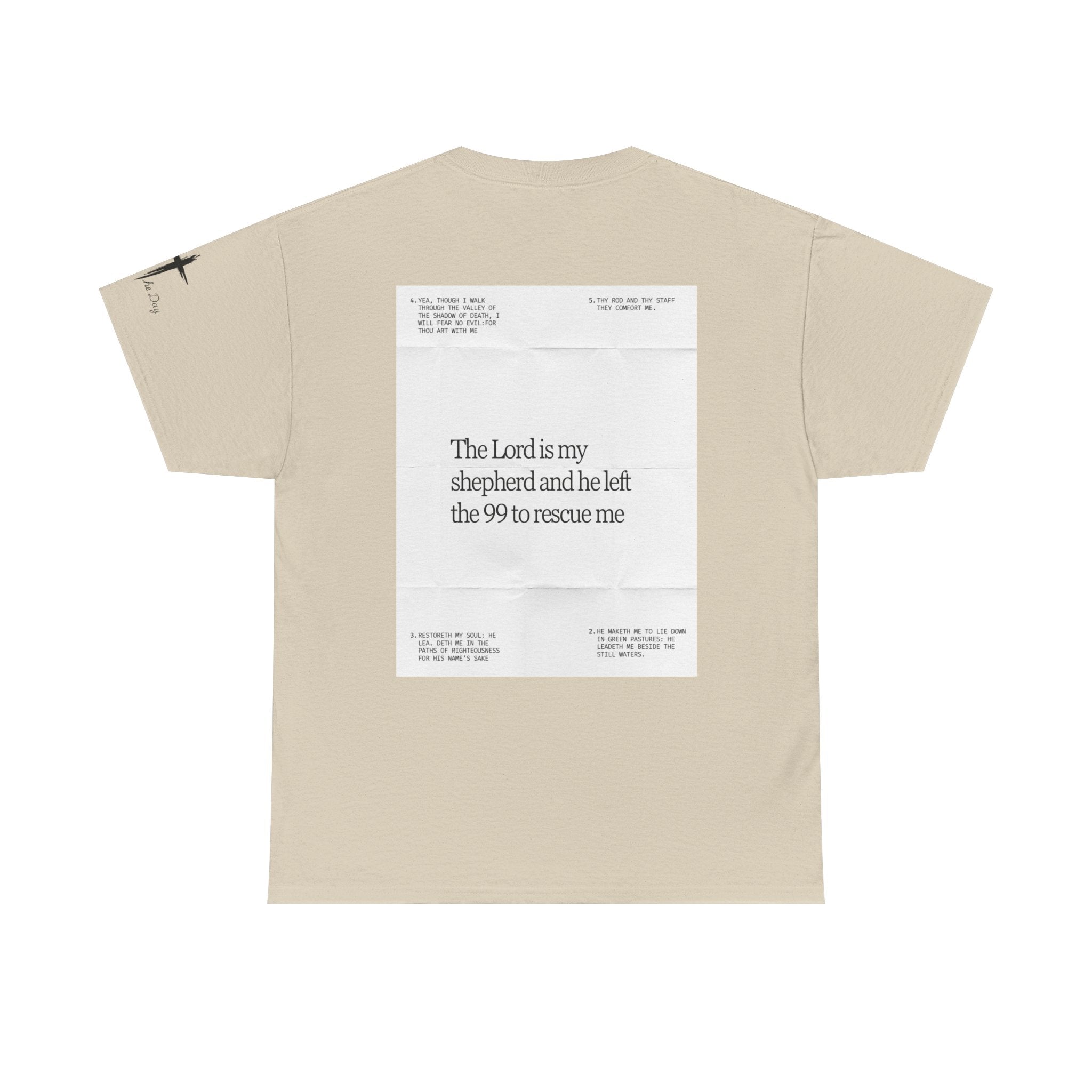 Psalm 23 Cotton Tee – men shirt
