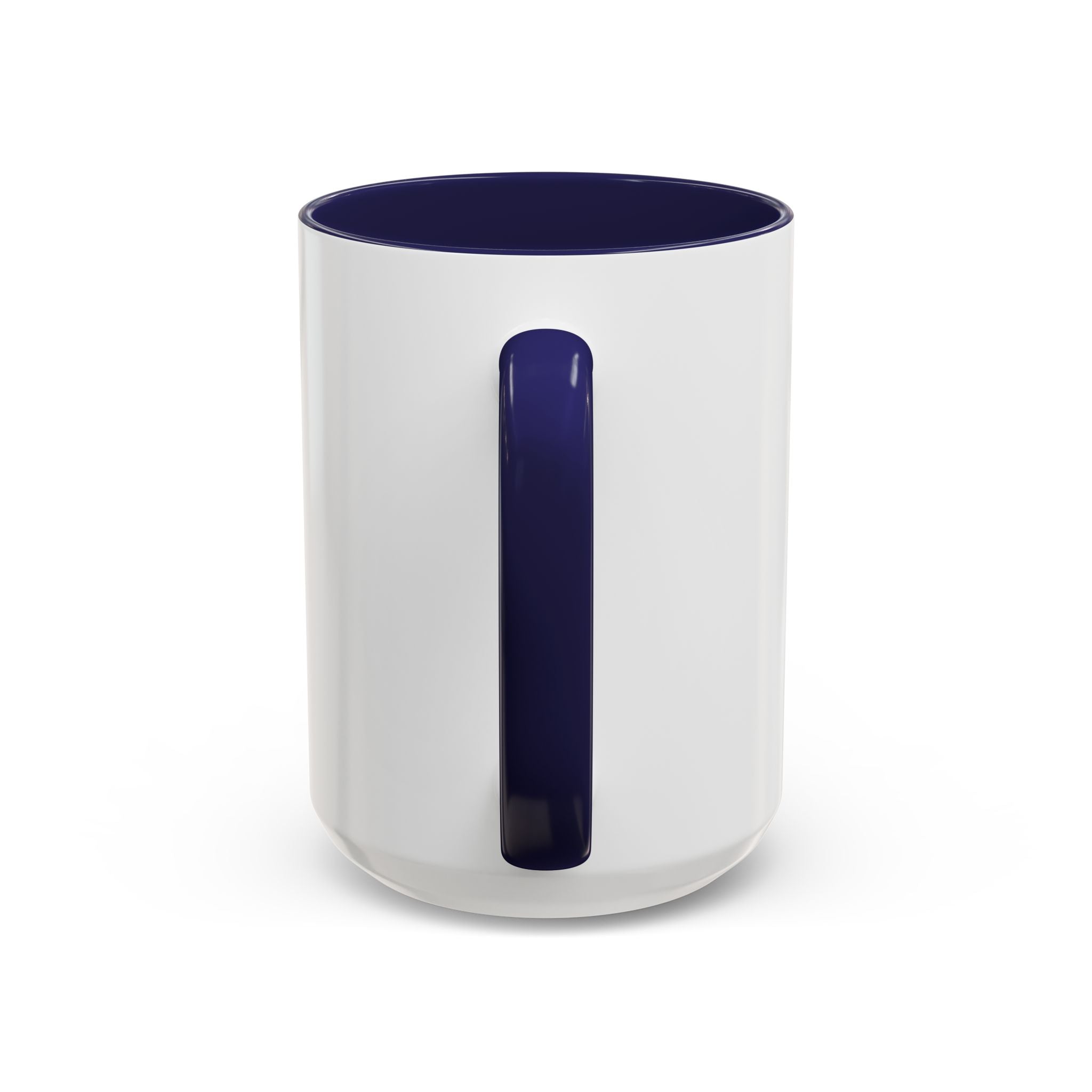 God Is Love Coffee Mug — Blue Heart Cloud Accent Ceramic Mug