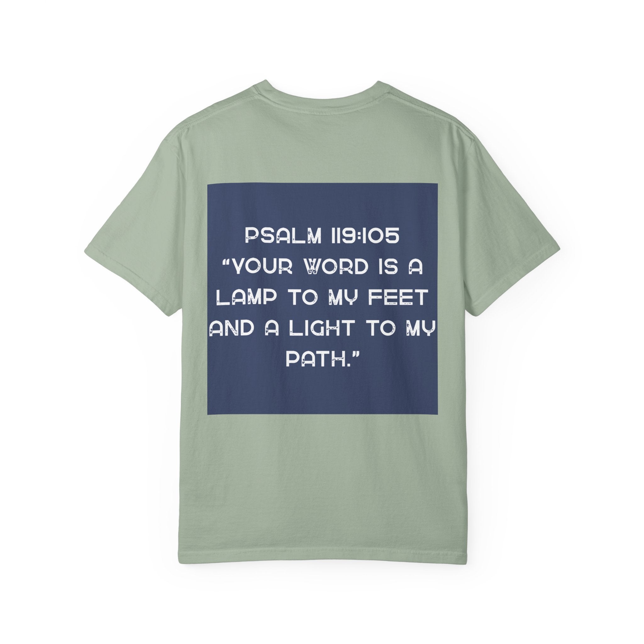 Psalm 119:105 T-Shirt — "Your Word Is a Lamp to My Feet" Christian Tee