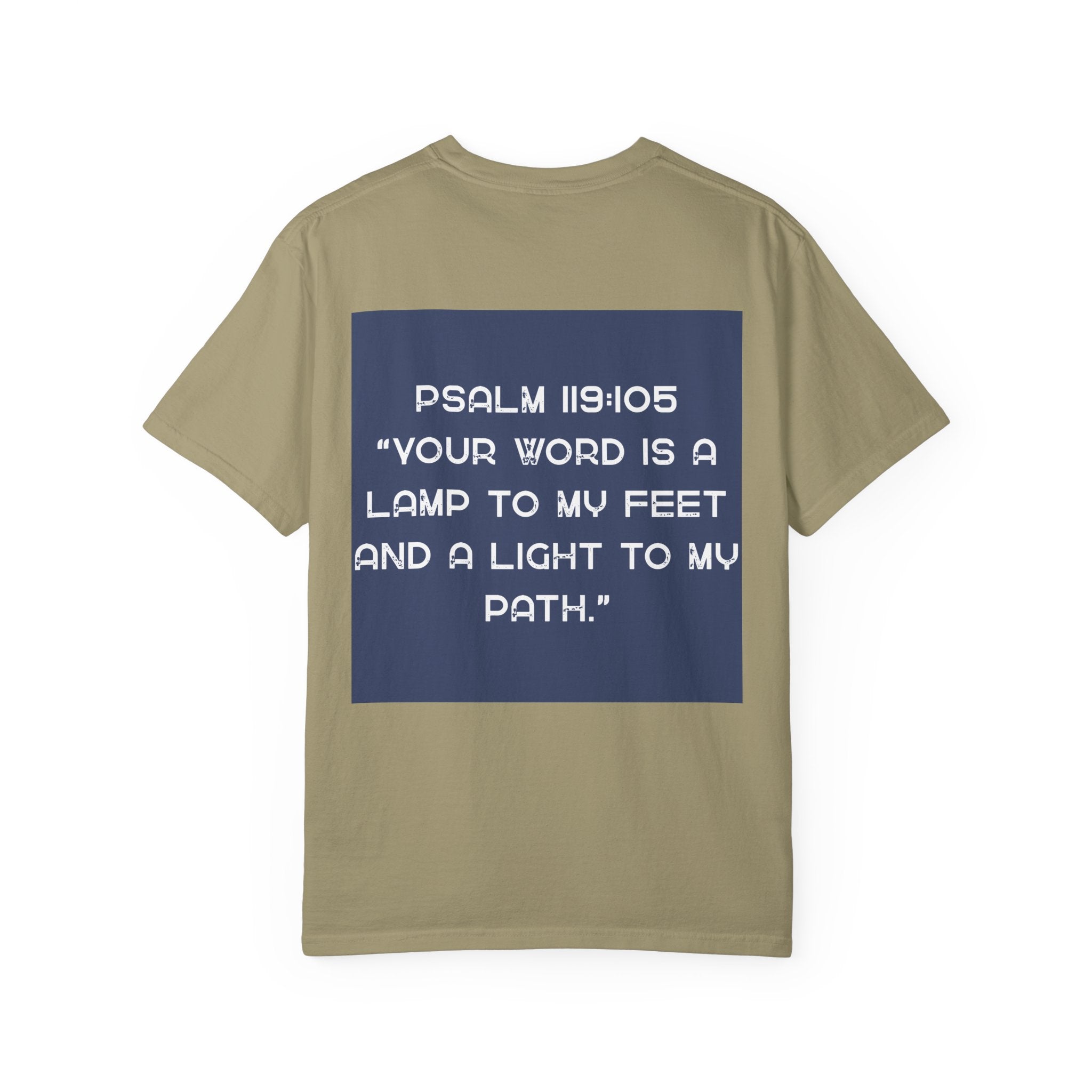 Psalm 119:105 T-Shirt — "Your Word Is a Lamp to My Feet" Christian Tee