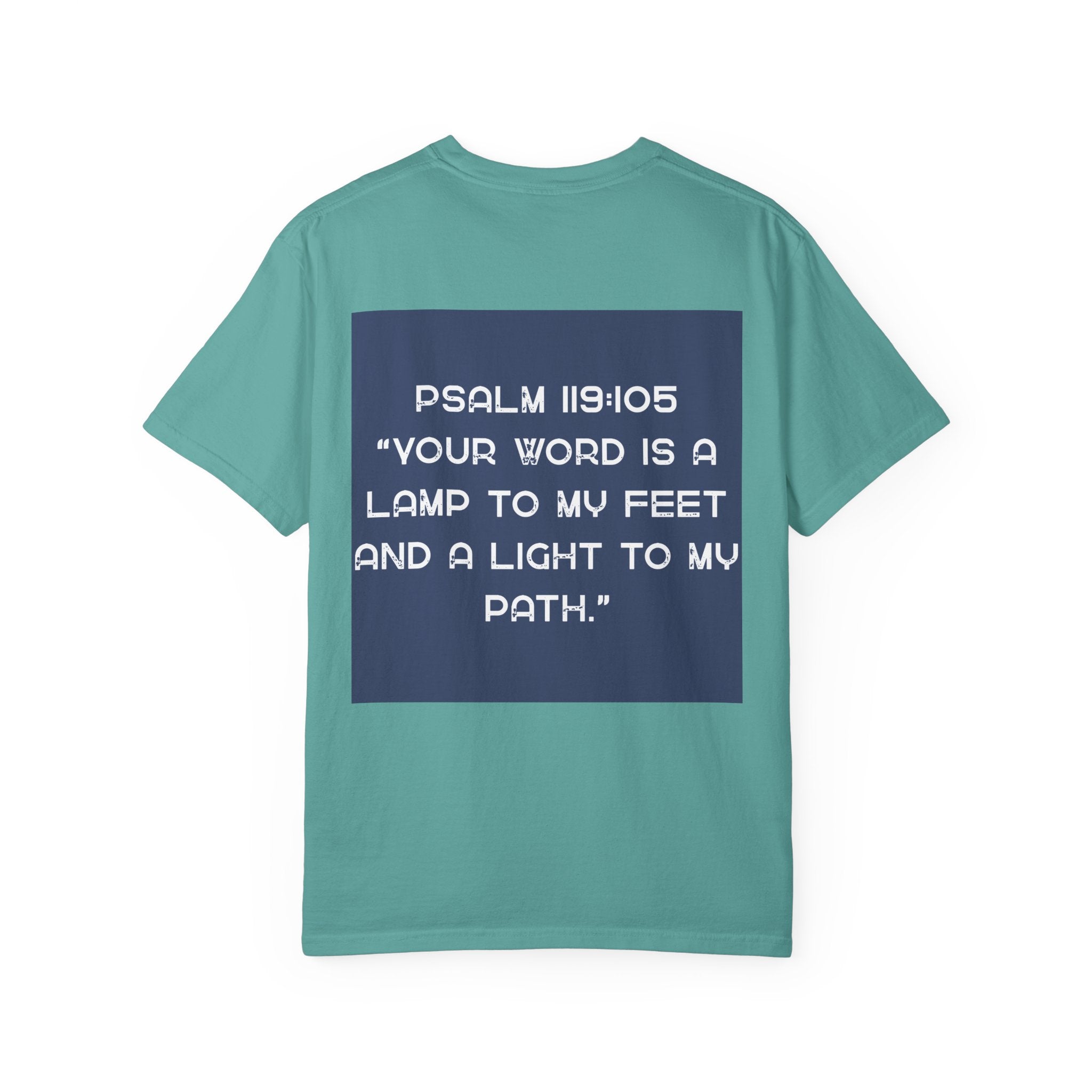 Psalm 119:105 T-Shirt — "Your Word Is a Lamp to My Feet" Christian Tee
