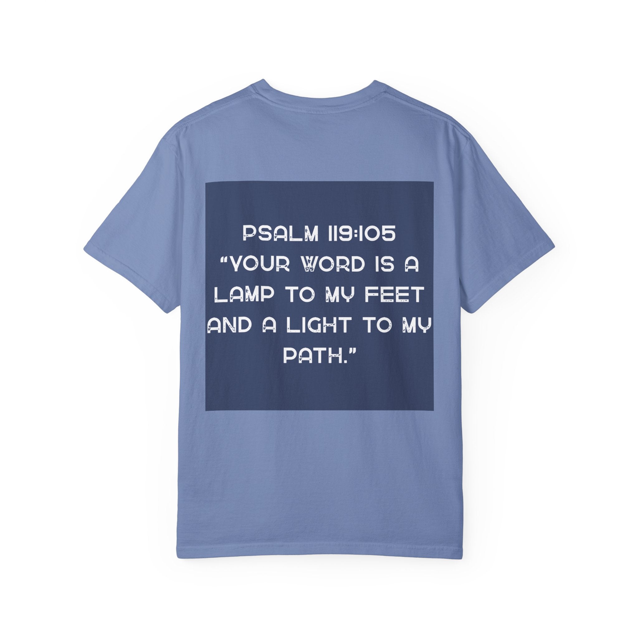 Psalm 119:105 T-Shirt — "Your Word Is a Lamp to My Feet" Christian Tee