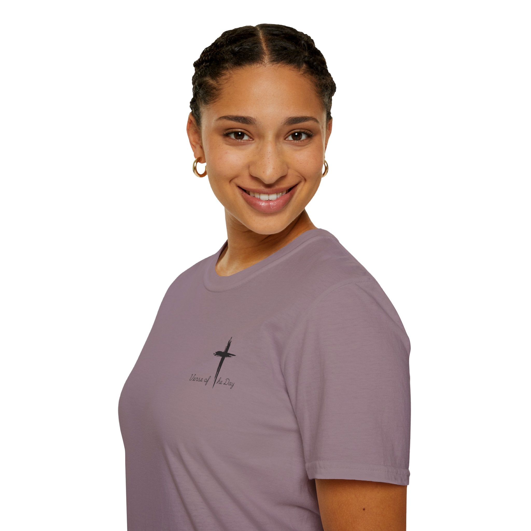 Verse of the day white tee -Mens shirts.