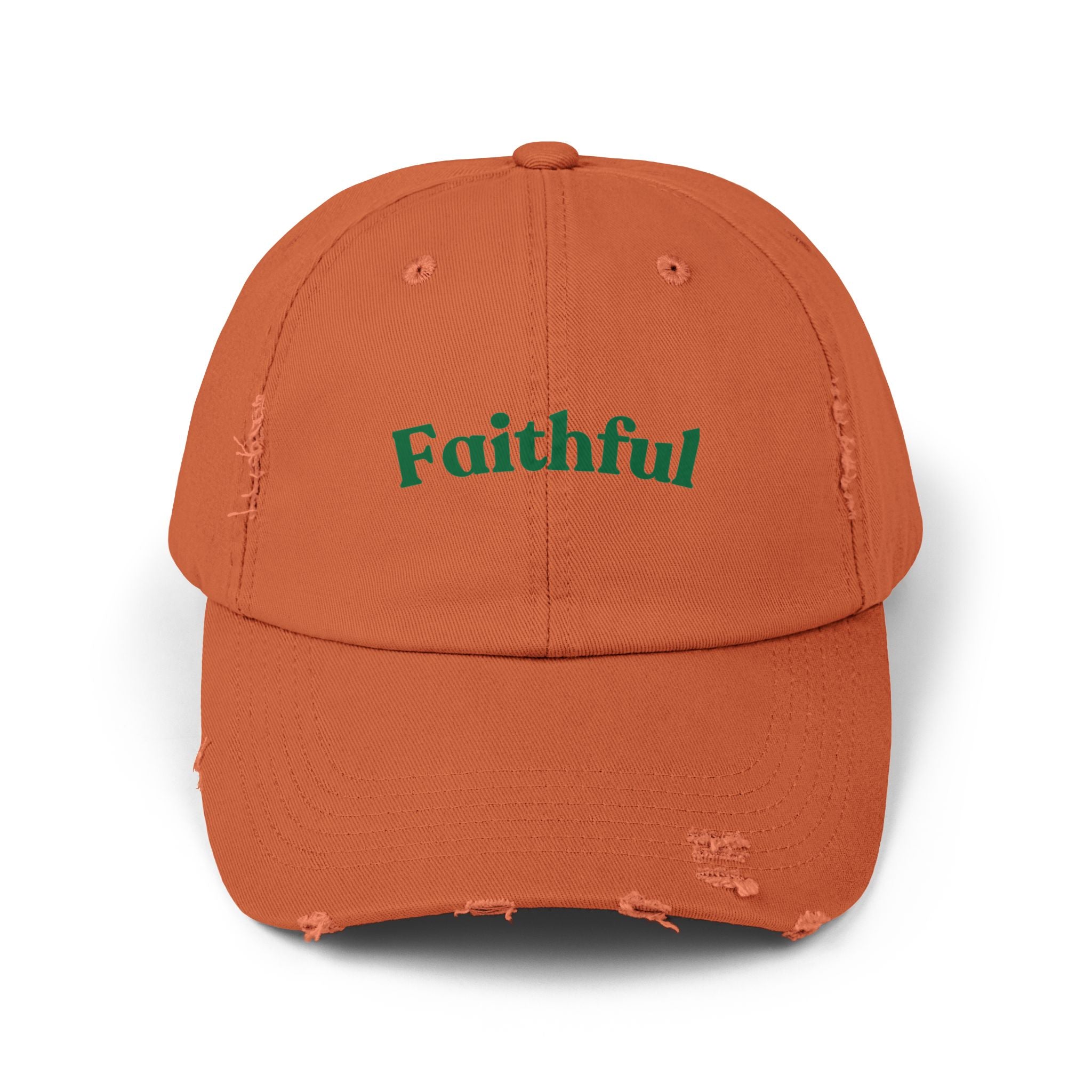 Faithful Cap – Baseball Hat with Green Script