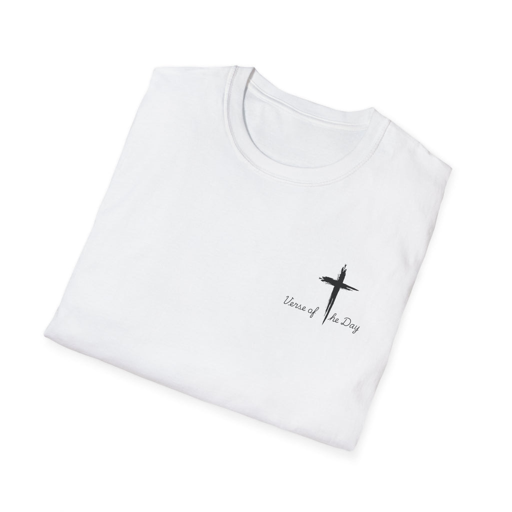 Verse of the day white tee -Mens shirts.