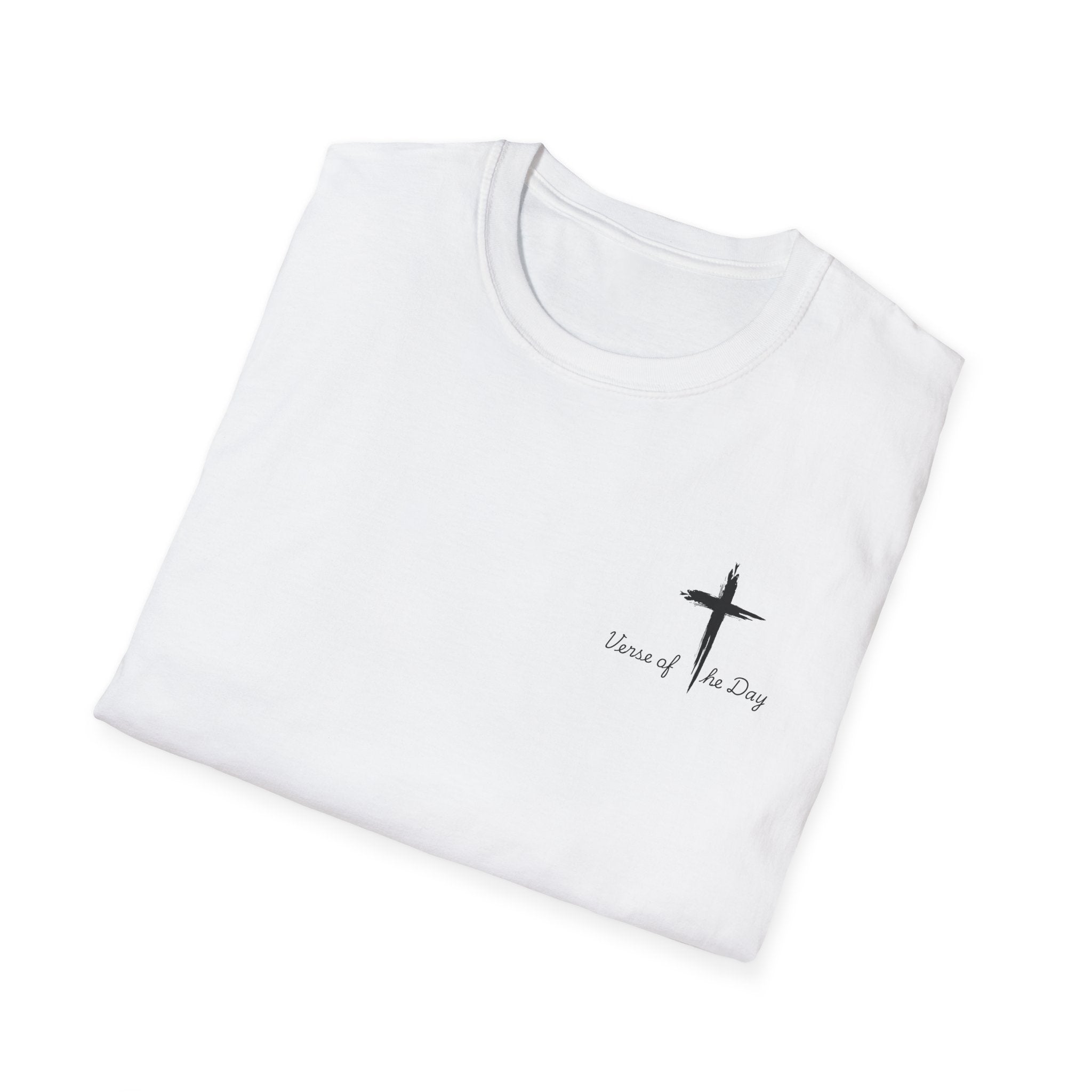 Verse of the day white tee -Mens shirts.