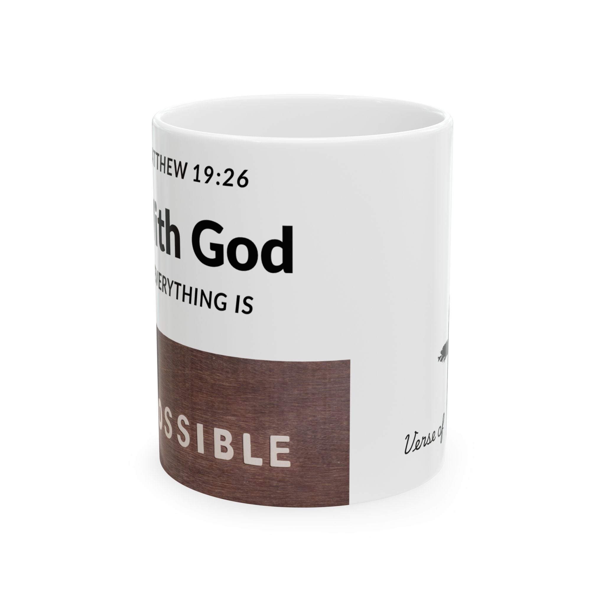 Faith Mug – "With God Everything Is Possible" Ceramic (11oz/15oz)