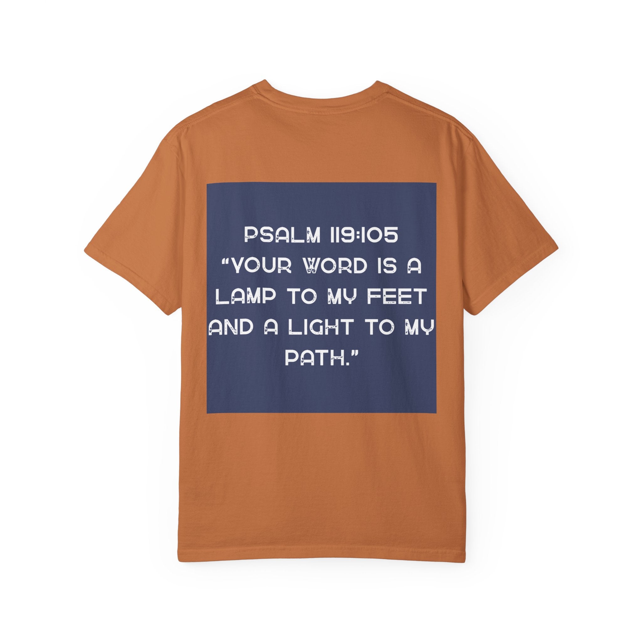 Psalm 119:105 T-Shirt — "Your Word Is a Lamp to My Feet" Christian Tee