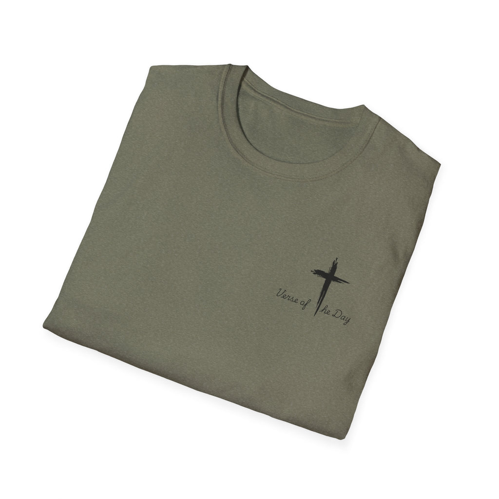 Verse of the day white tee -Mens shirts.
