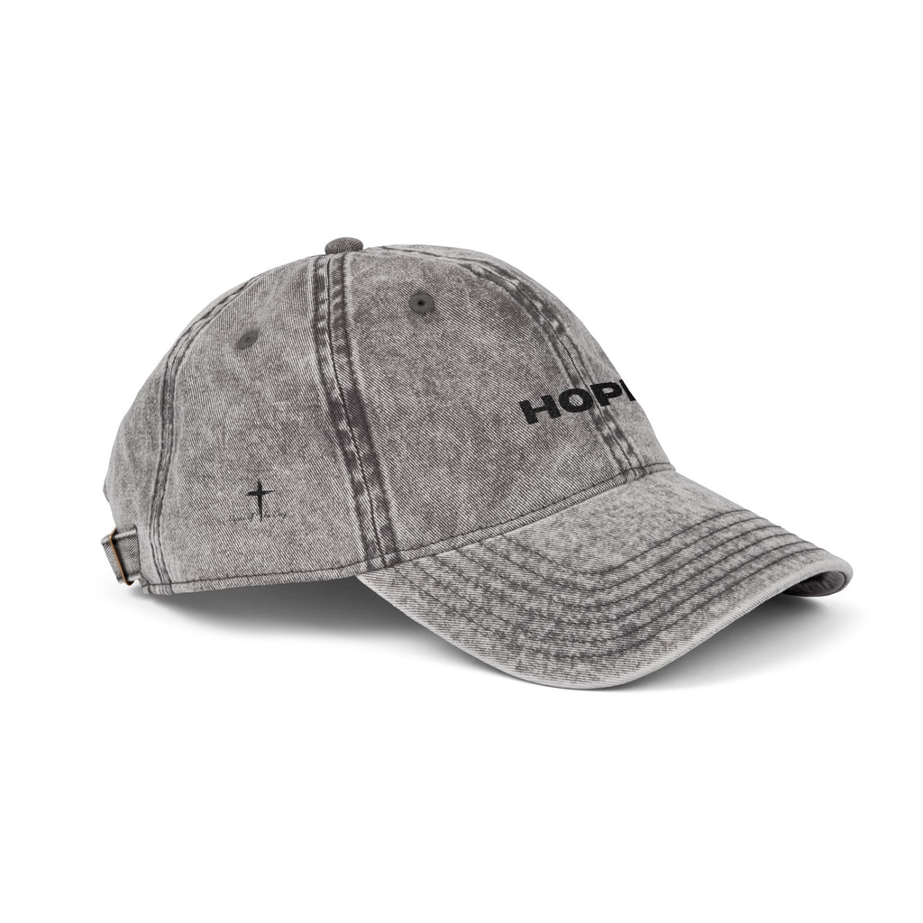 Hope Embroidered Vintage Baseball Cap unisex