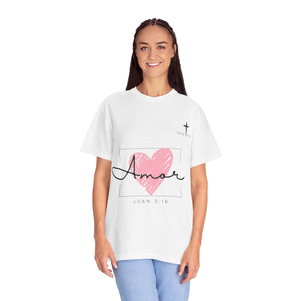 Amor — Juan 3:16 Love Tee unisex