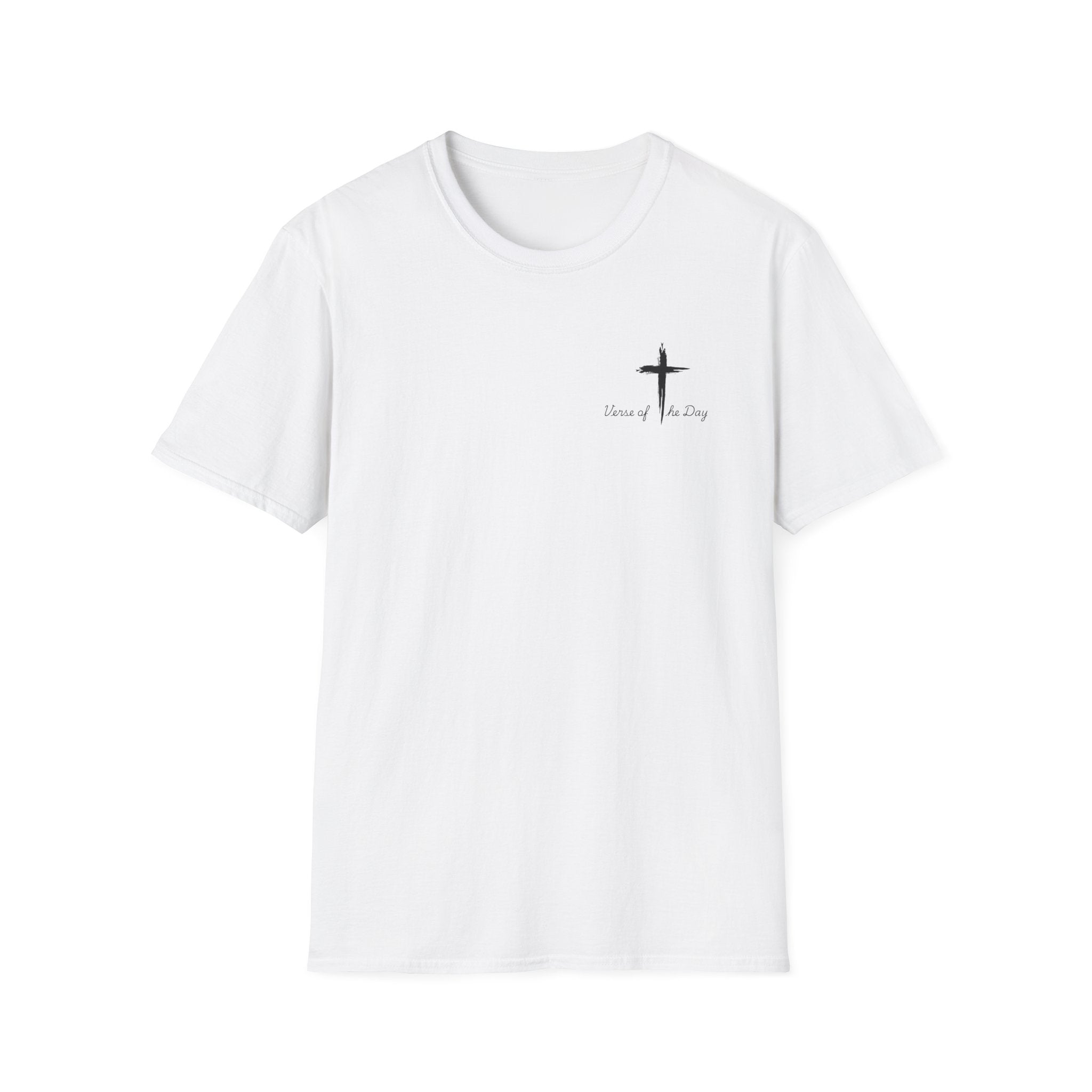 Verse of the day white tee -Mens shirts.