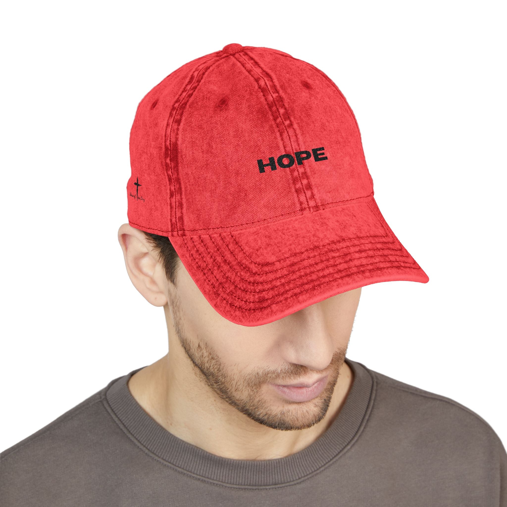 Hope Embroidered Vintage Baseball Cap unisex