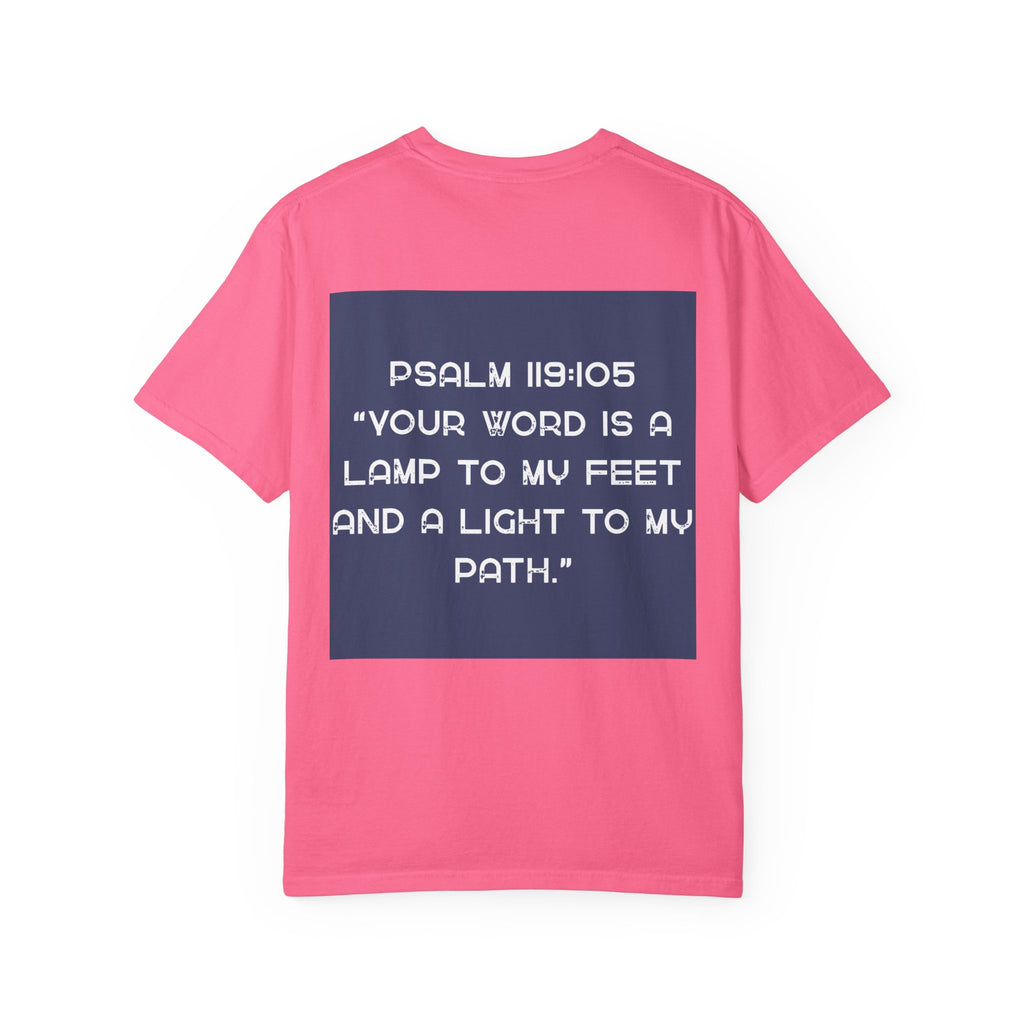 Psalm 119:105 T-Shirt — "Your Word Is a Lamp to My Feet" Christian Tee