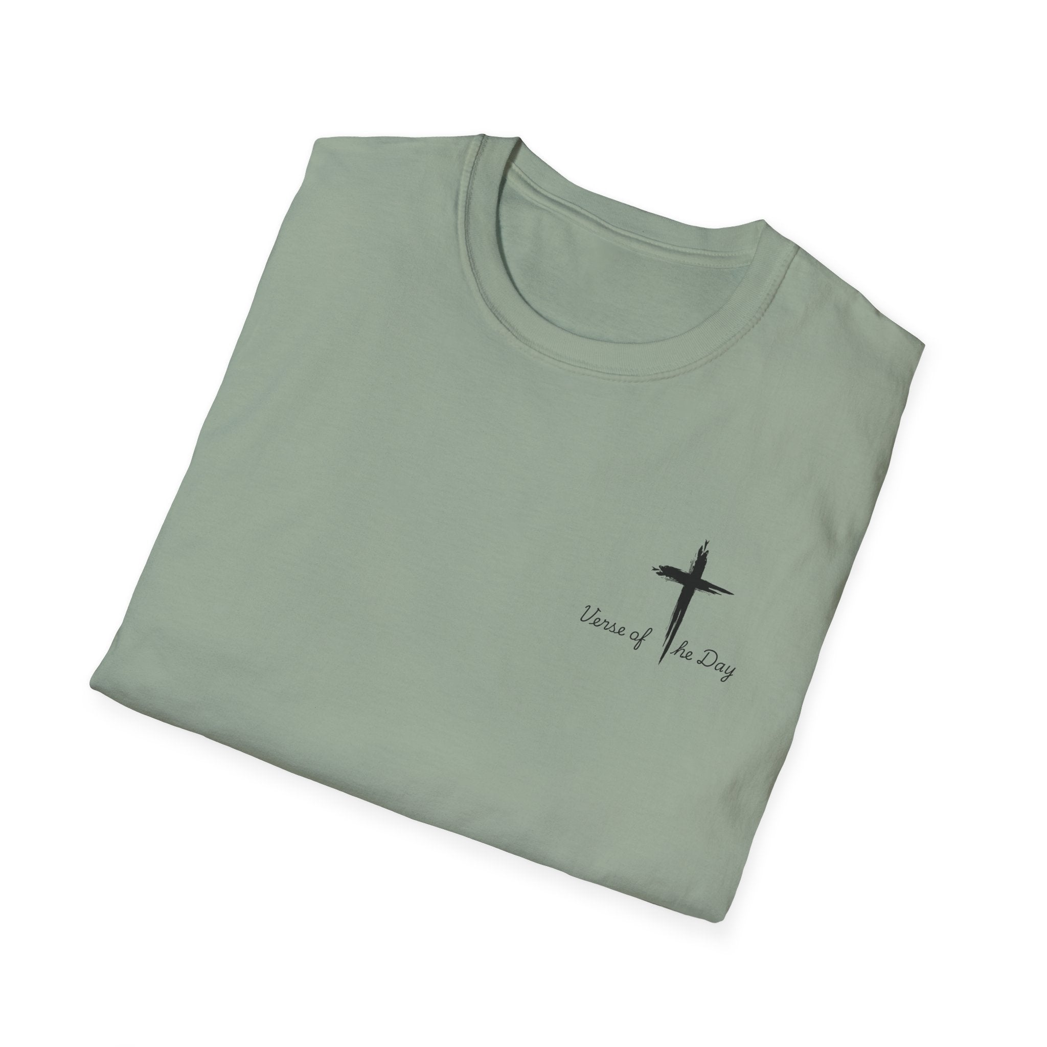Verse of the day white tee -Mens shirts.