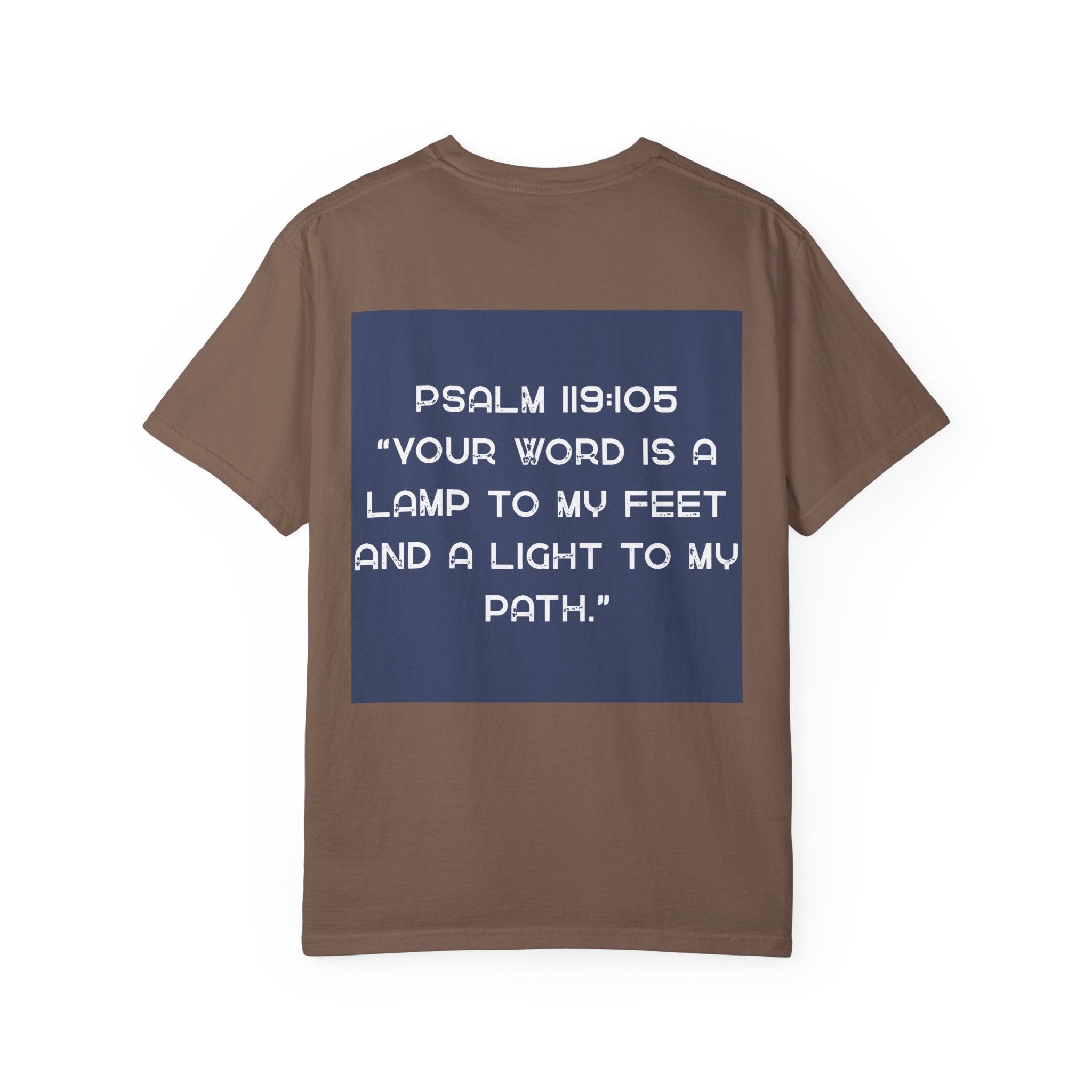 Psalm 119:105 T-Shirt — "Your Word Is a Lamp to My Feet" Christian Tee