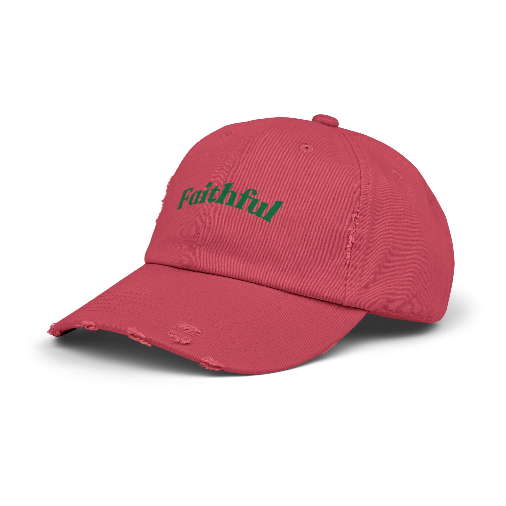 Faithful Cap – Baseball Hat with Green Script