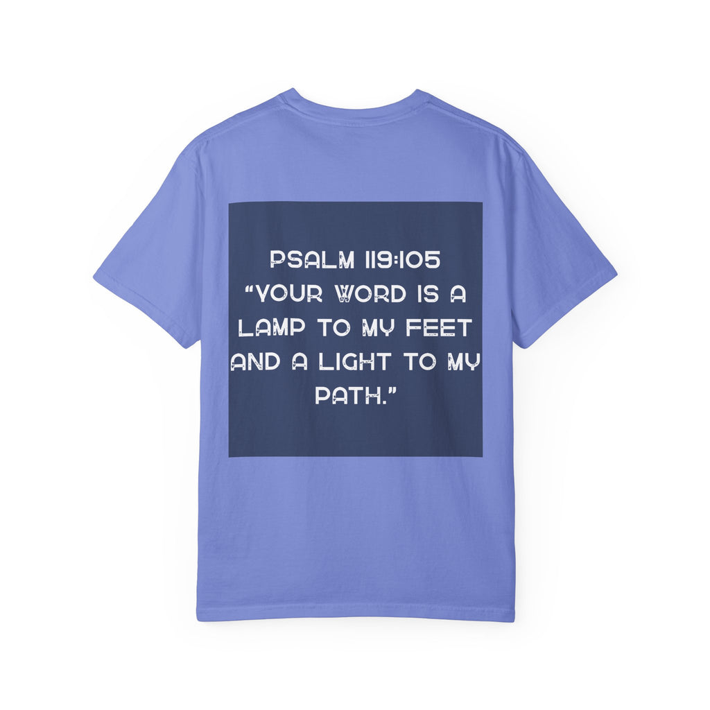 Psalm 119:105 T-Shirt — "Your Word Is a Lamp to My Feet" Christian Tee