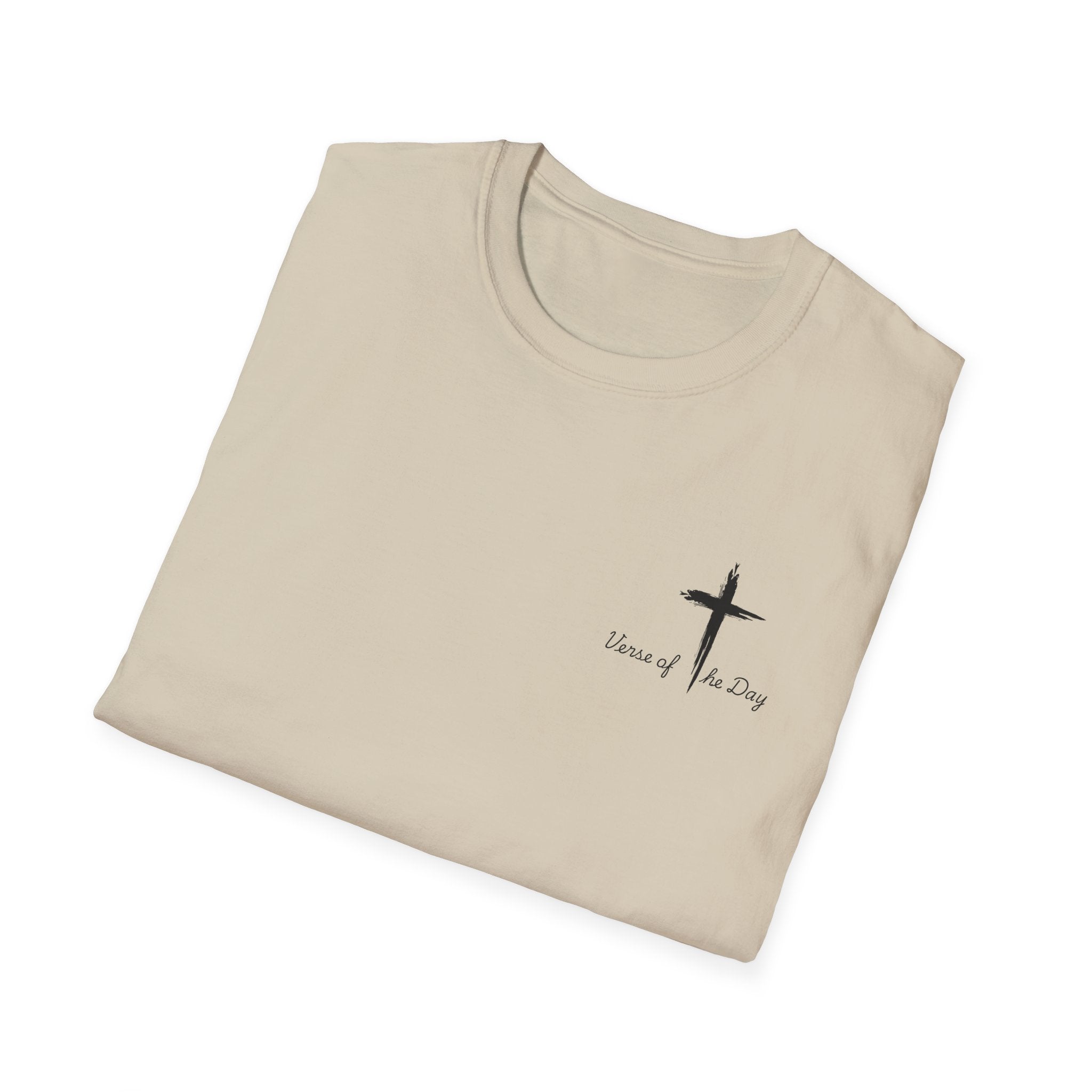 Verse of the day white tee -Mens shirts.