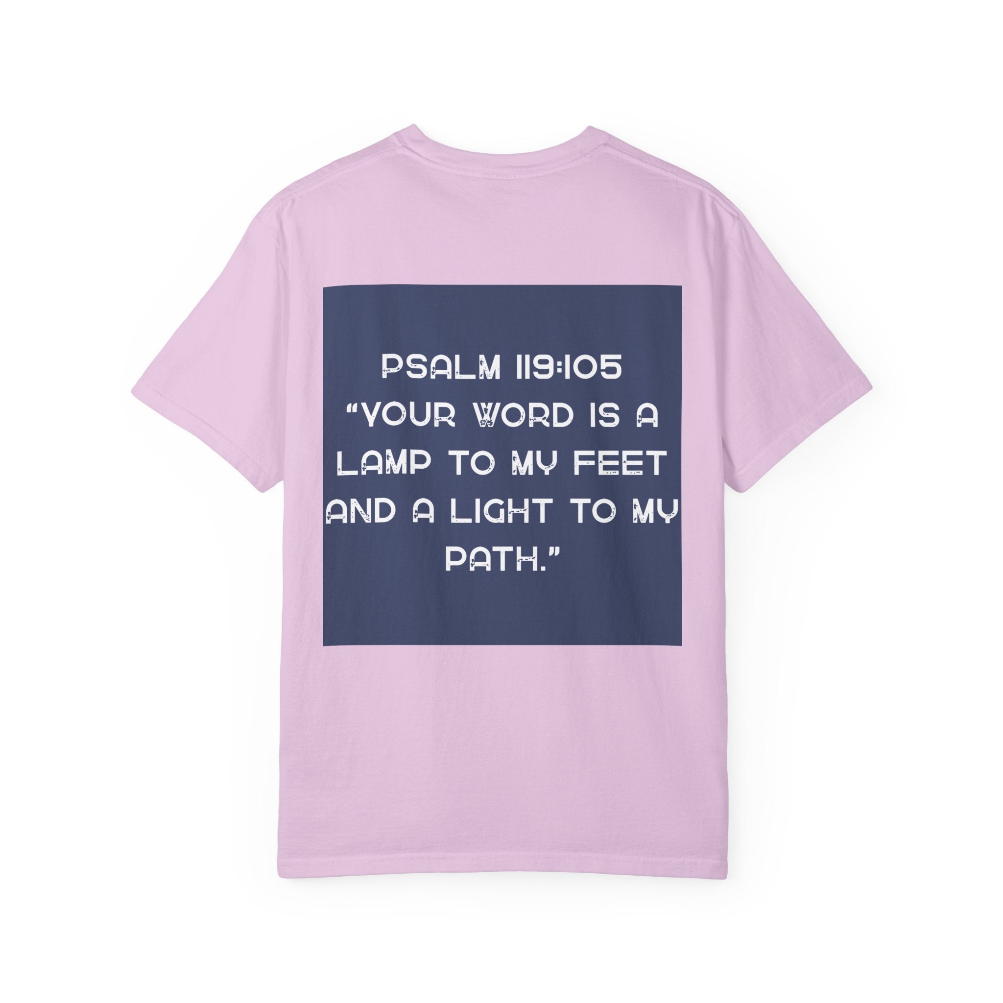 Psalm 119:105 T-Shirt — "Your Word Is a Lamp to My Feet" Christian Tee
